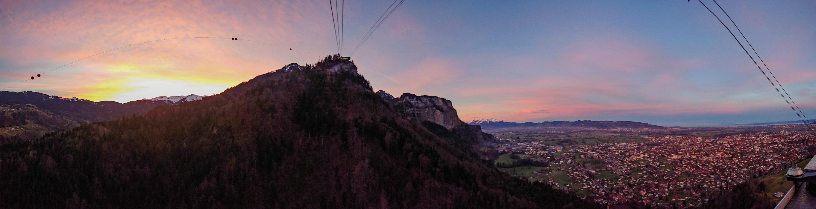 Karrenseilbahn Dornbirn, Gütlestraße in Dornbirn