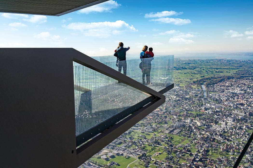 Karrenseilbahn Dornbirn, Gütlestraße in Dornbirn