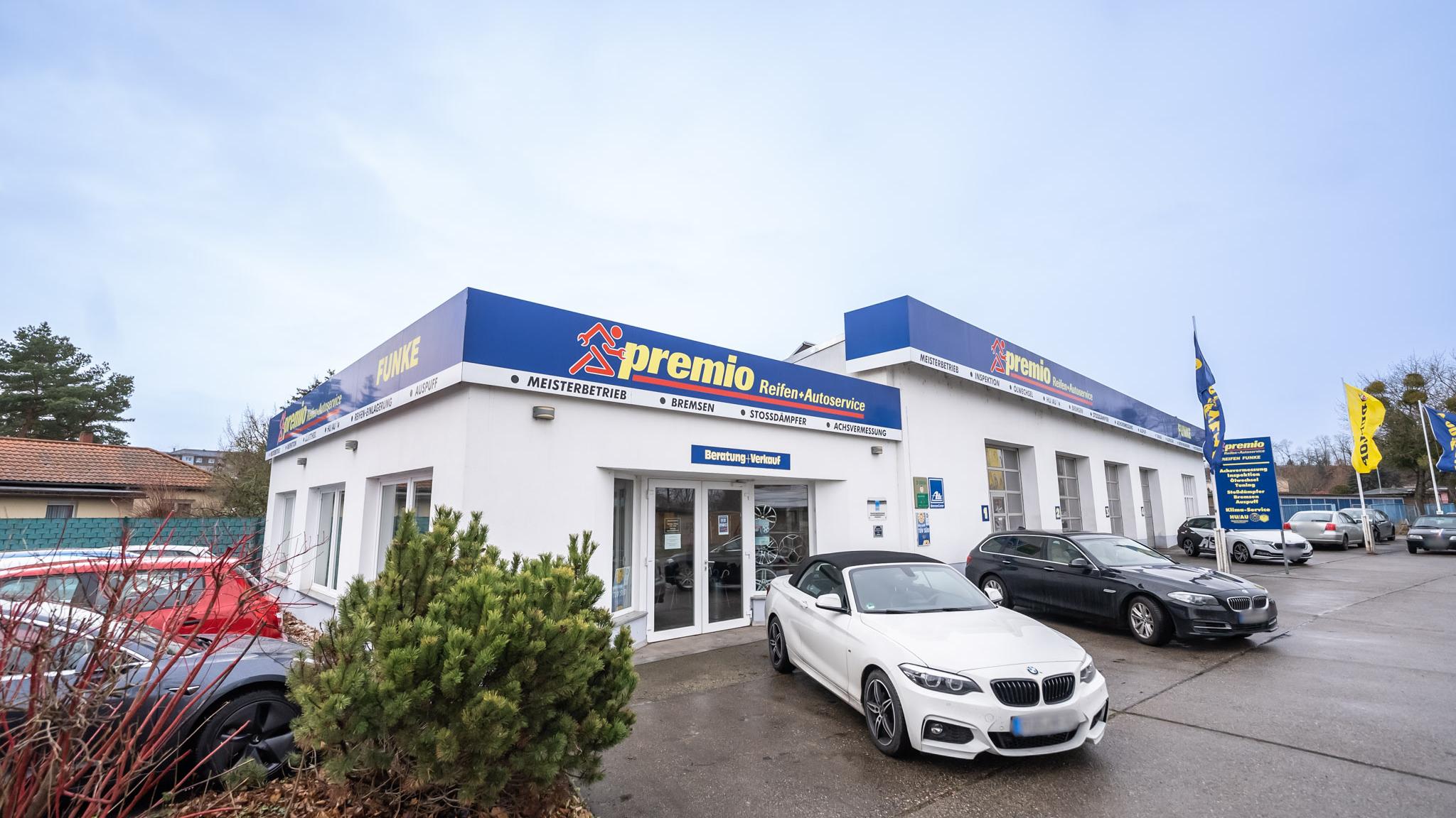 Premio Reifen + Autoservice Funke GmbH, Werner-Seelenbinder-Straße in Heidenau