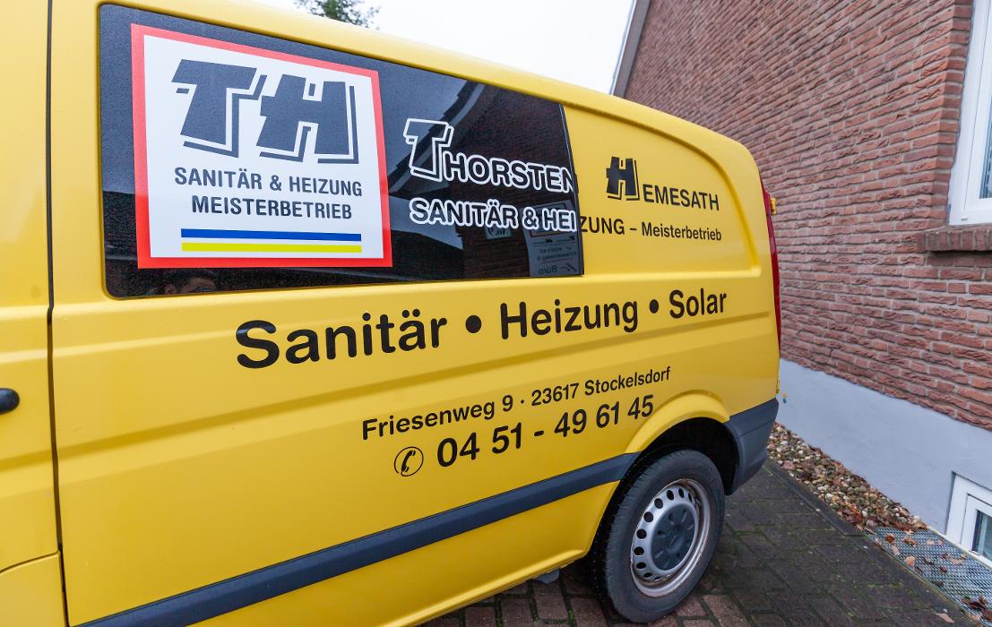 Thorsten Hemesath · Sanitär, Heizung, Solar · Meisterbetrieb in Stockelsdorf
