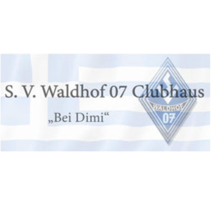 Logo Clubhaus S. V. Waldhof 07 "Bei Dimi"