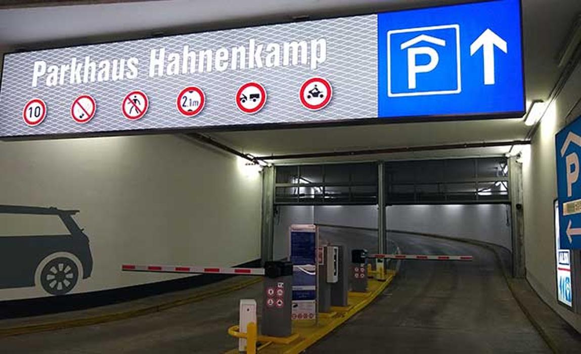 CONTIPARK Parkhaus Hahnenkamp, Hahnenkamp in Hamburg