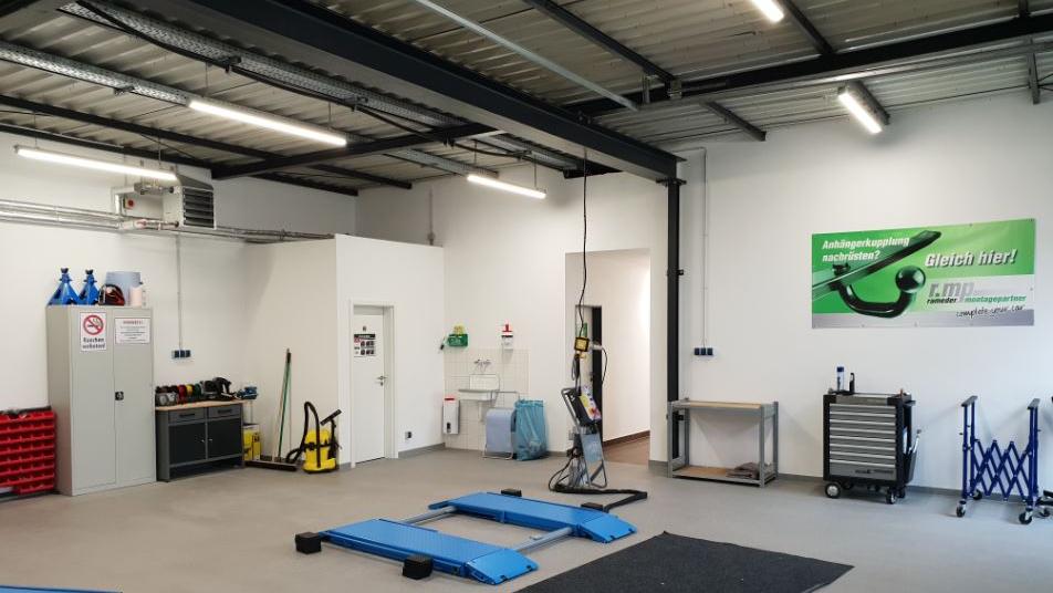 Rameder Montagepoint Rostock-Lambrechtshagen, Rostocker Straße in Lambrechtshagen