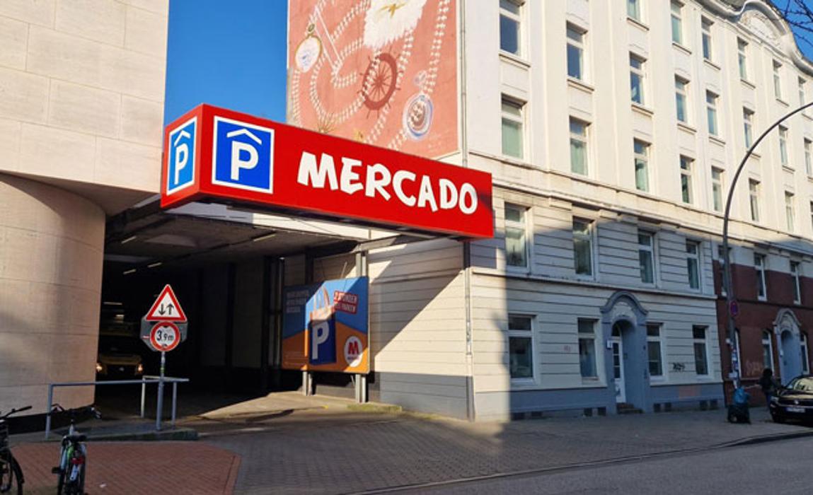 CONTIPARK Parkhaus Mercado (Altona Bahnhof), Hahnenkamp in Hamburg