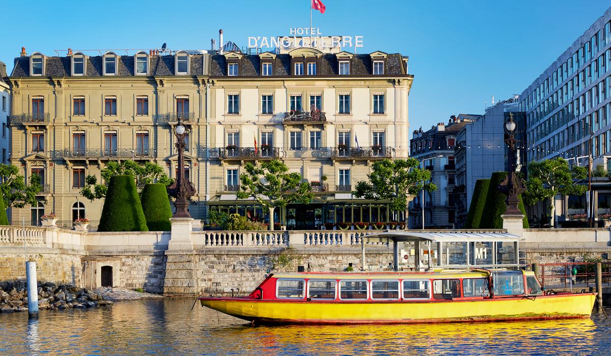 Hotel d'Angleterre Geneva, Quai du Mont-Blanc in Geneva