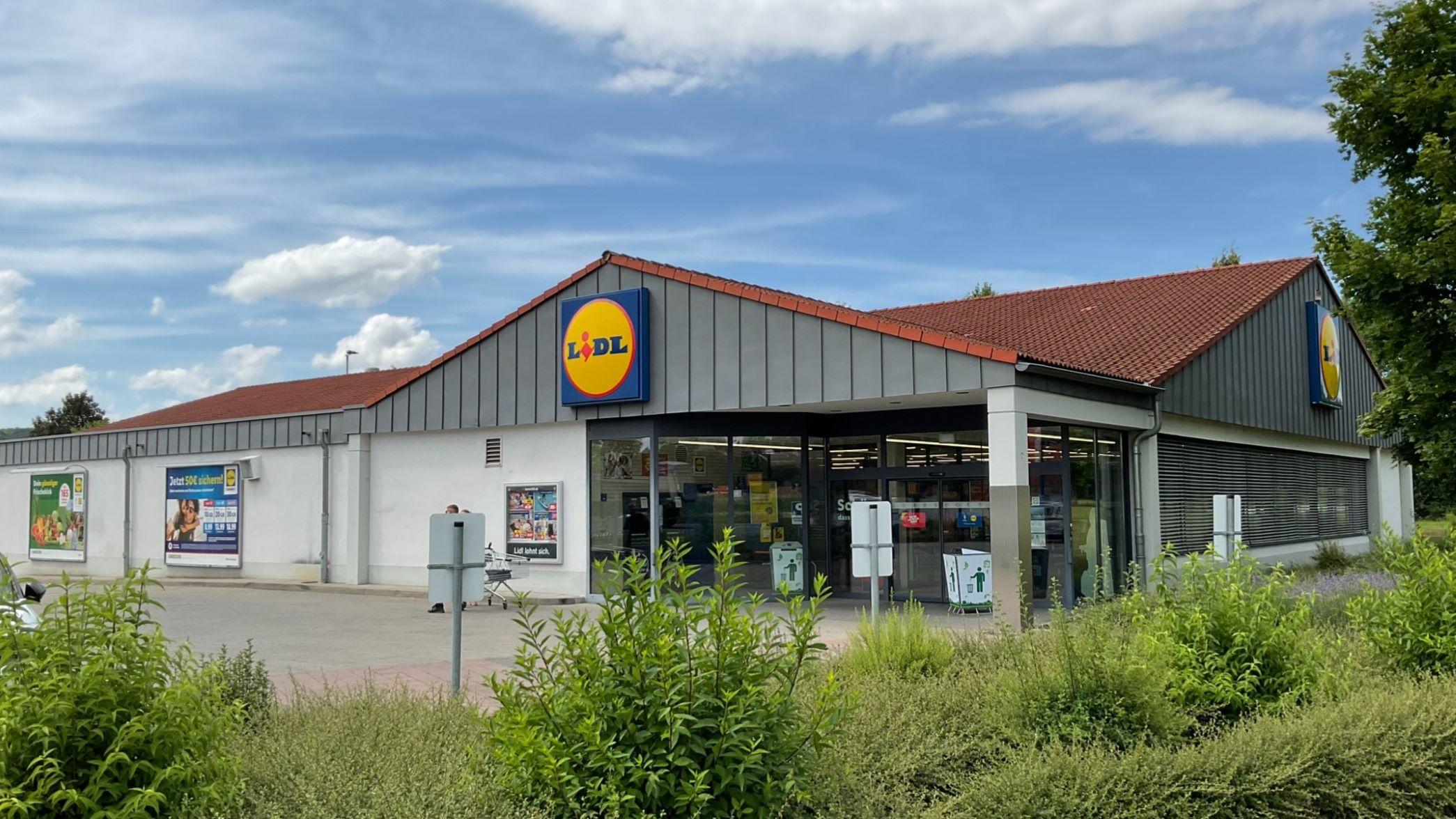 Lidl, Am Güßgraben in Zellingen
