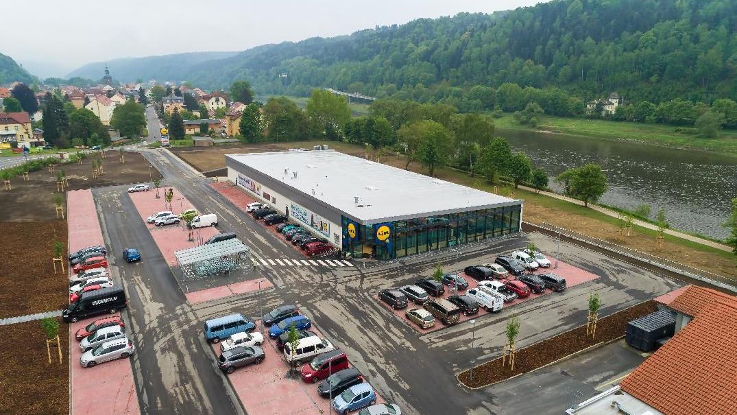 Lidl, Dresdner Straße in Bad Schandau