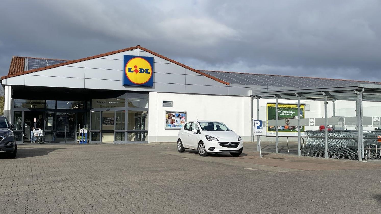Lidl, Werkstraße in Aachen