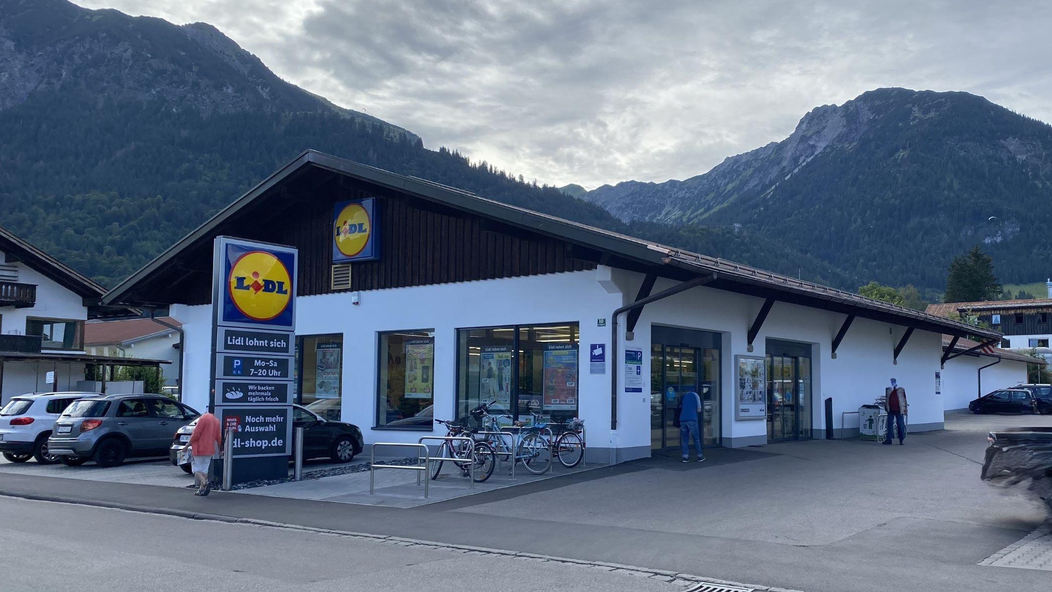 Lidl, Im Steinach in Oberstdorf