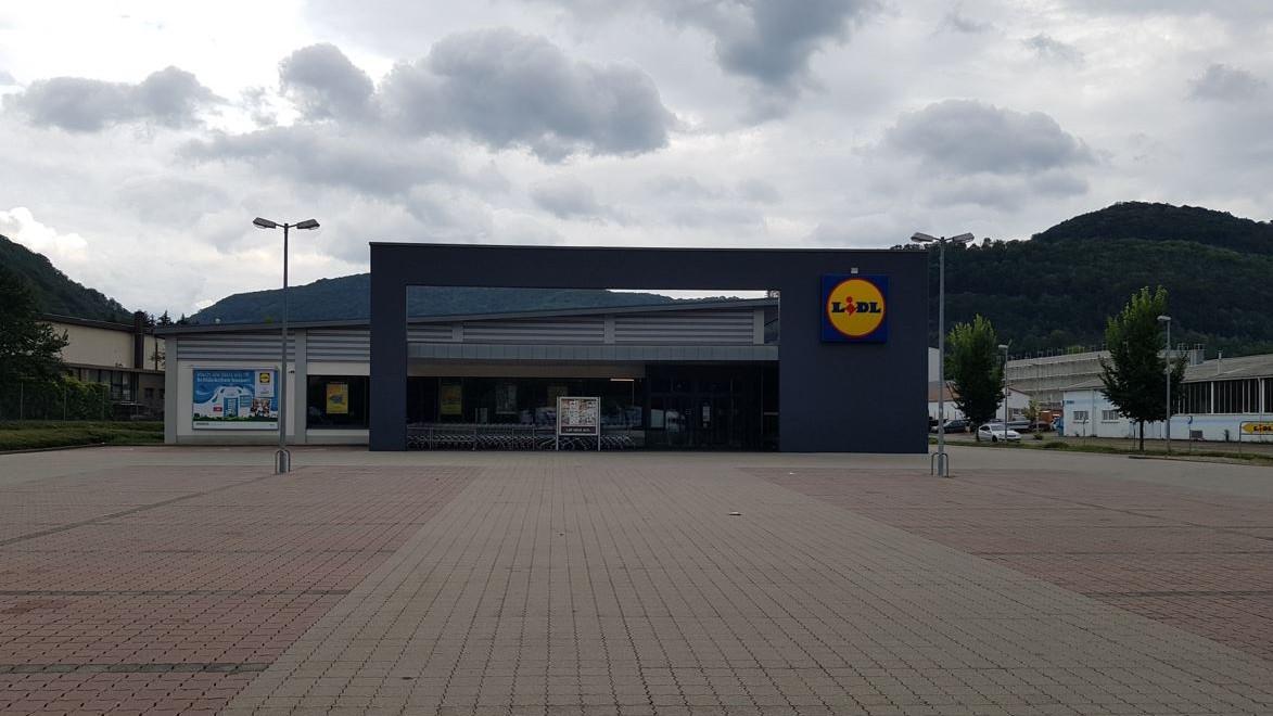 Lidl, Siemensstraße in Lichtenstein