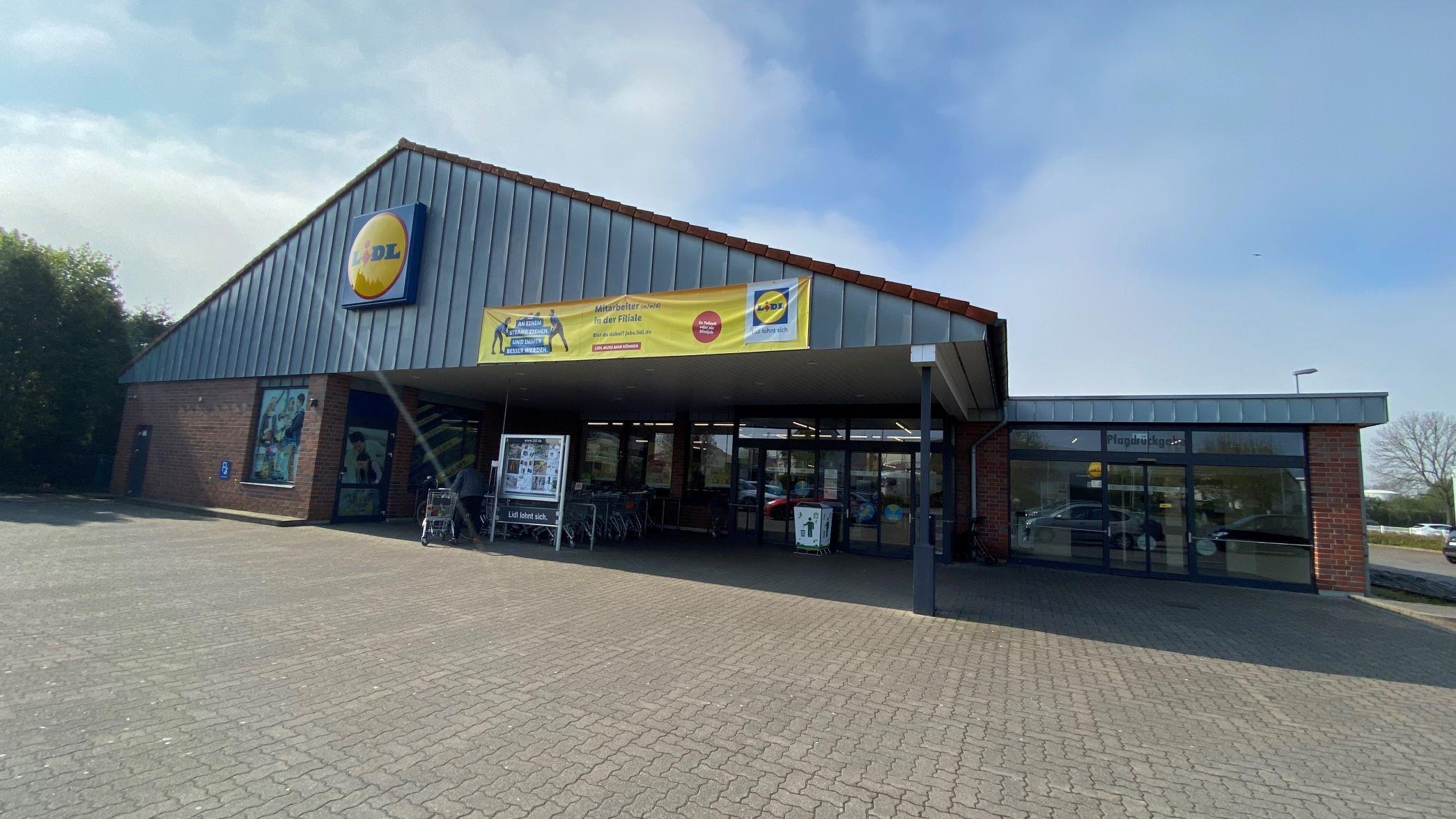 Lidl, Triftenstraße in Lage