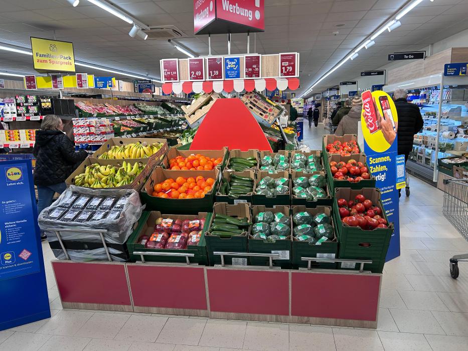 Lidl, Dingbreite in Petershagen