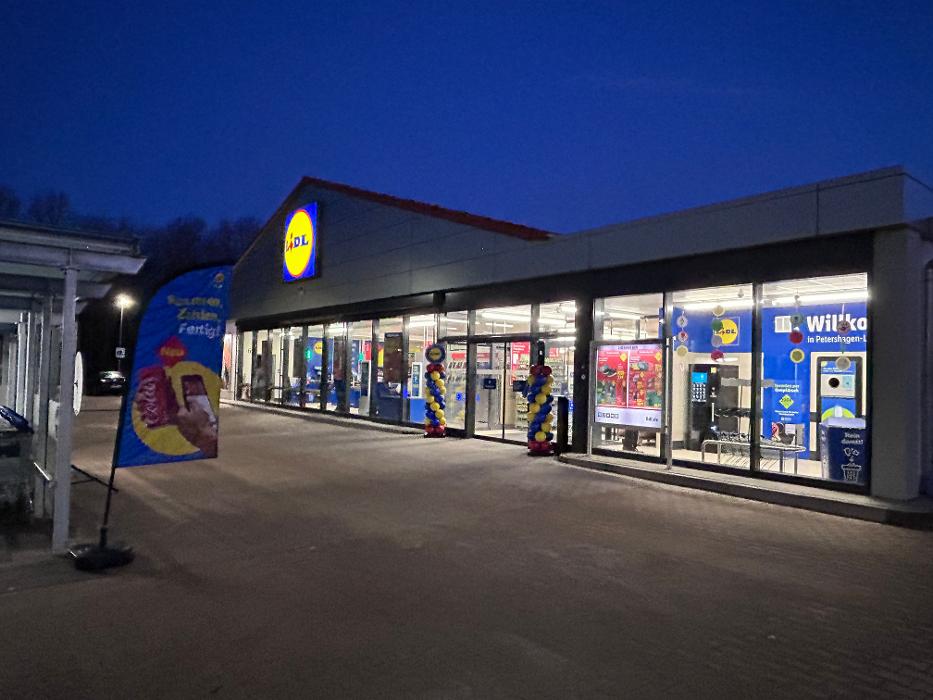 Lidl, Dingbreite in Petershagen