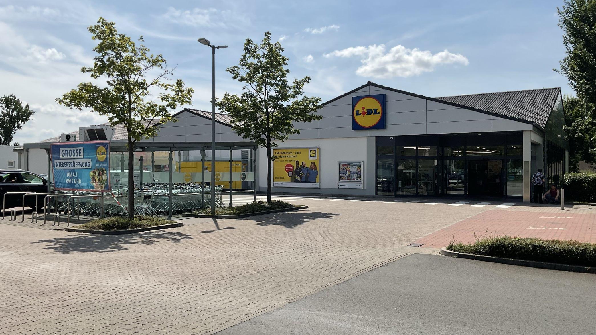 Lidl, Grenzweg in Erfurt