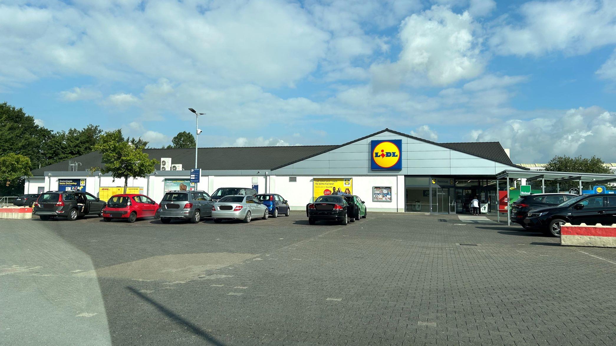 Lidl, Industriestraße in Niederzier