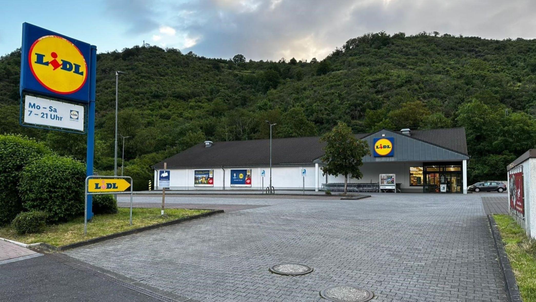 Lidl, Rheinuferstraße in Kamp-Bornhofen