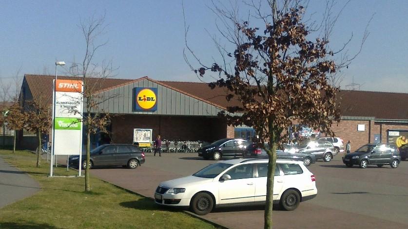 Lidl, Industriestraße in Heiden