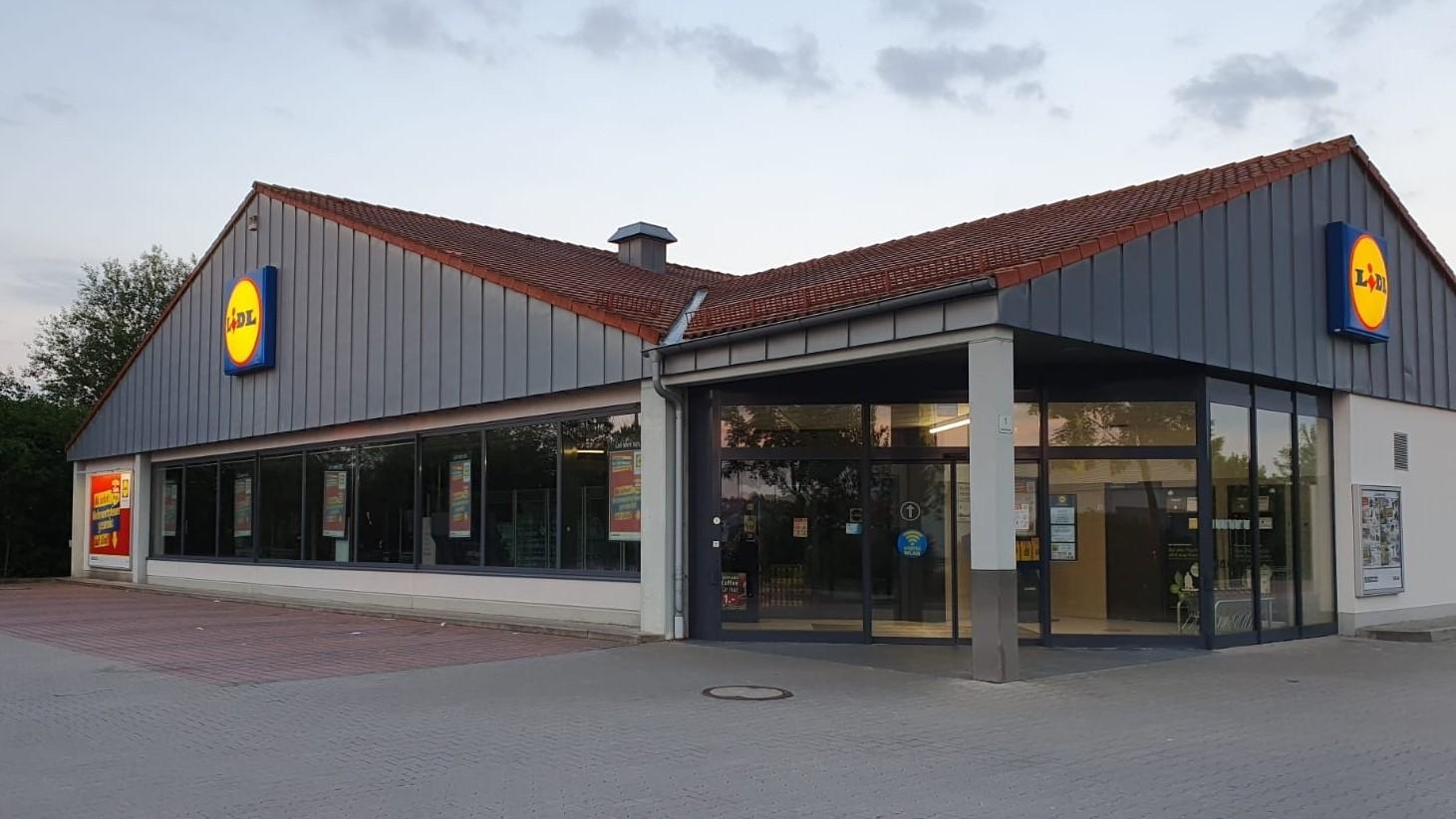 Lidl, Gewerbestraße in Markt Indersdorf