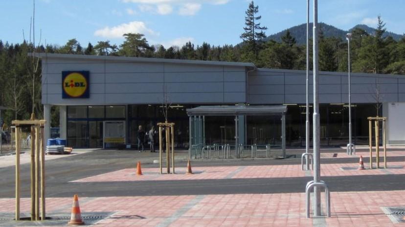 Lidl, Am Stausee in Krün