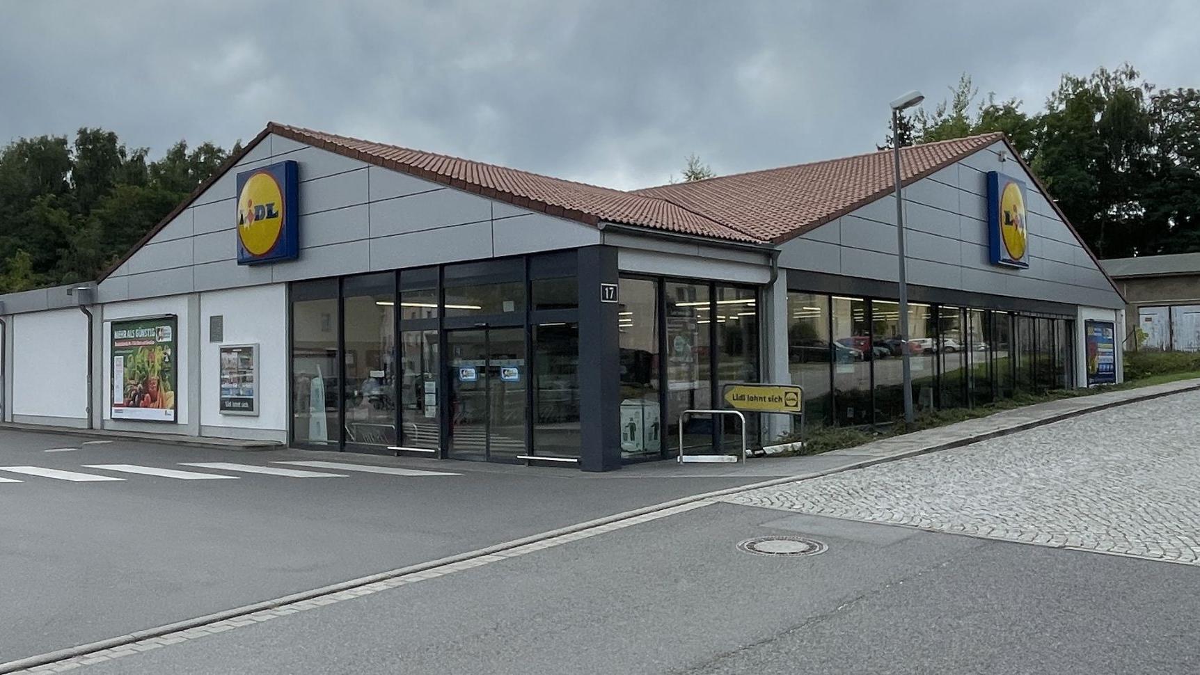 Lidl, Aufbaustrasse in Döbern