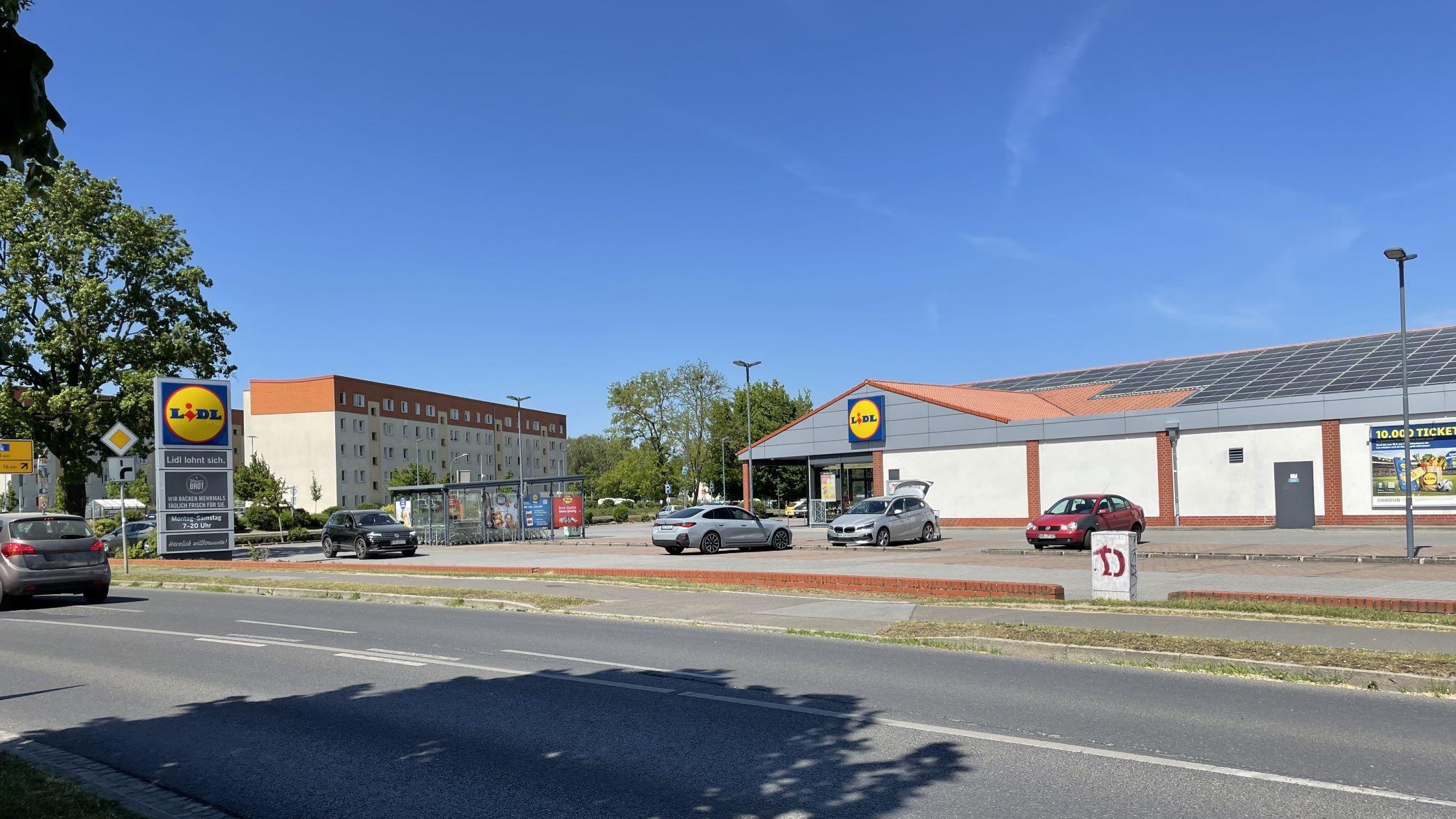 Lidl, Bahnhofstraße in Biesenthal