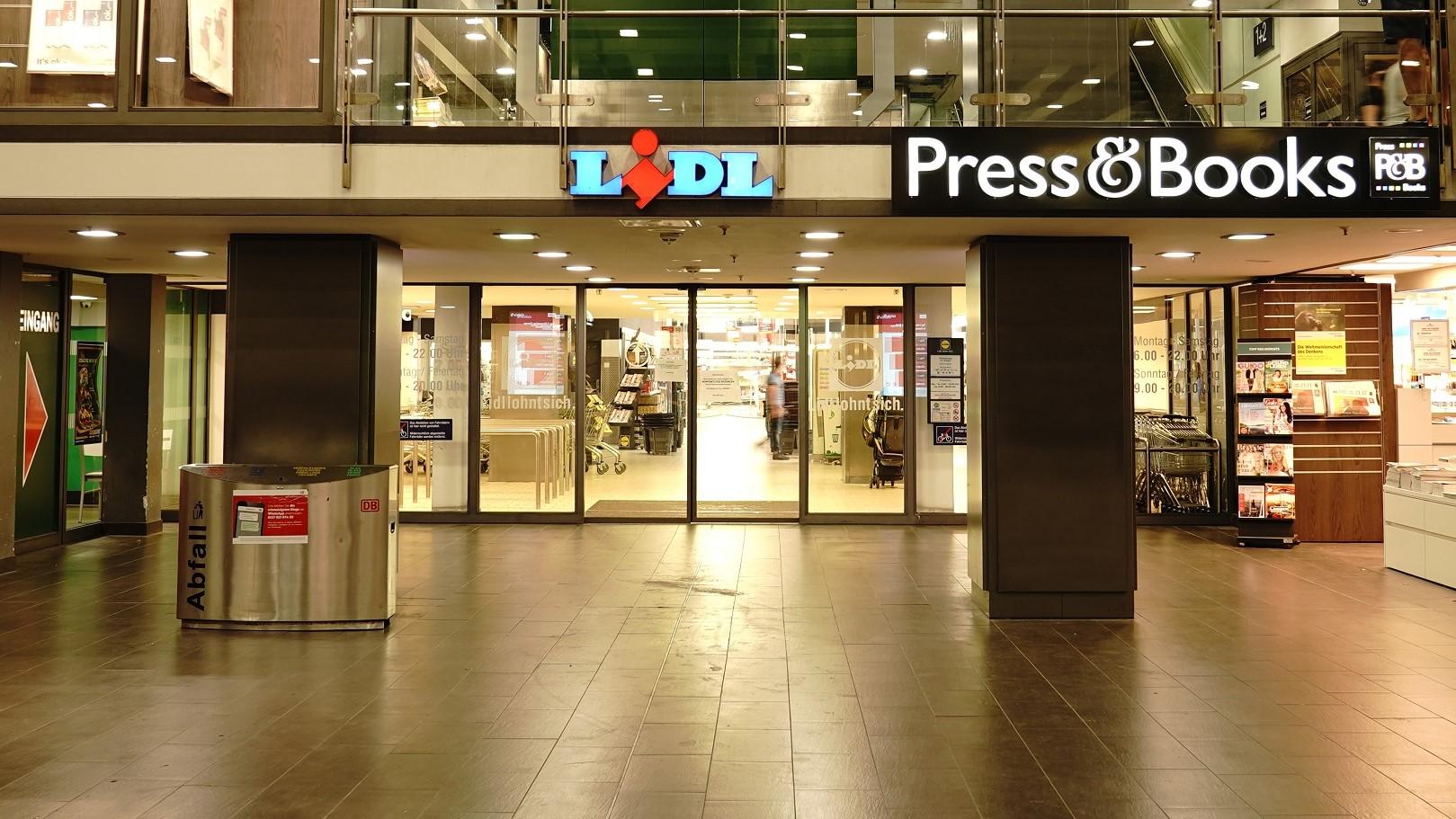 Lidl, Am Hauptbahnhof in Essen