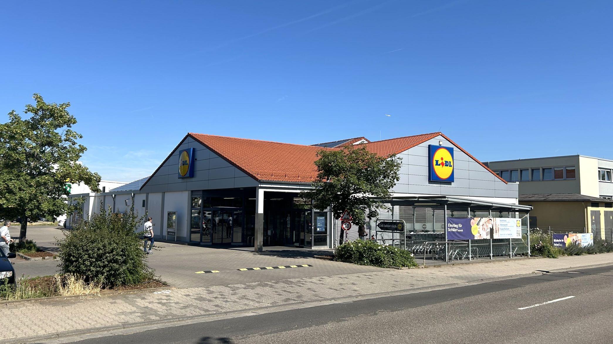 Lidl, Gutenbergstraße in Wörrstadt
