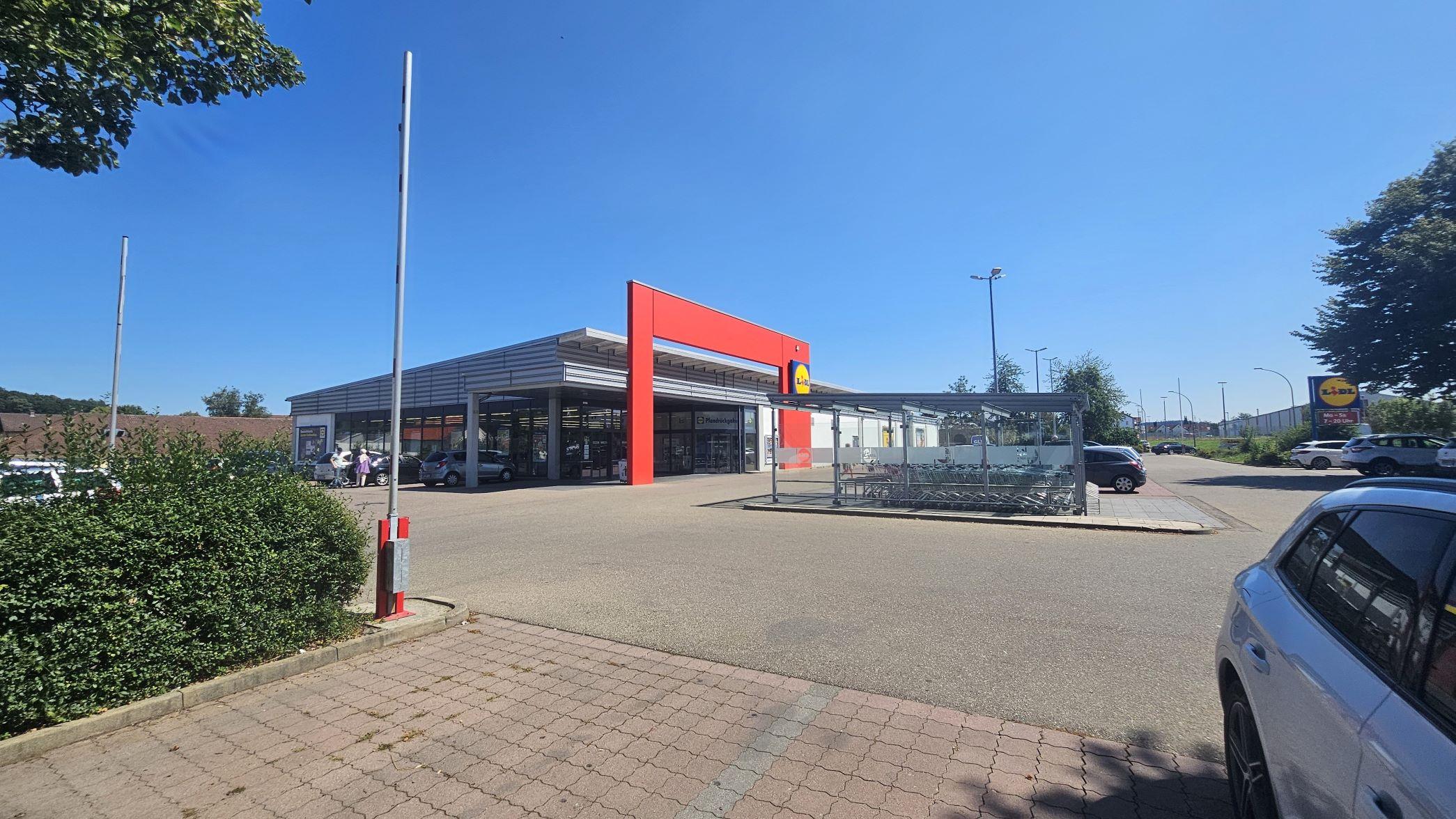 Lidl, Bahnhofstraße in Krumbach (Schwaben)