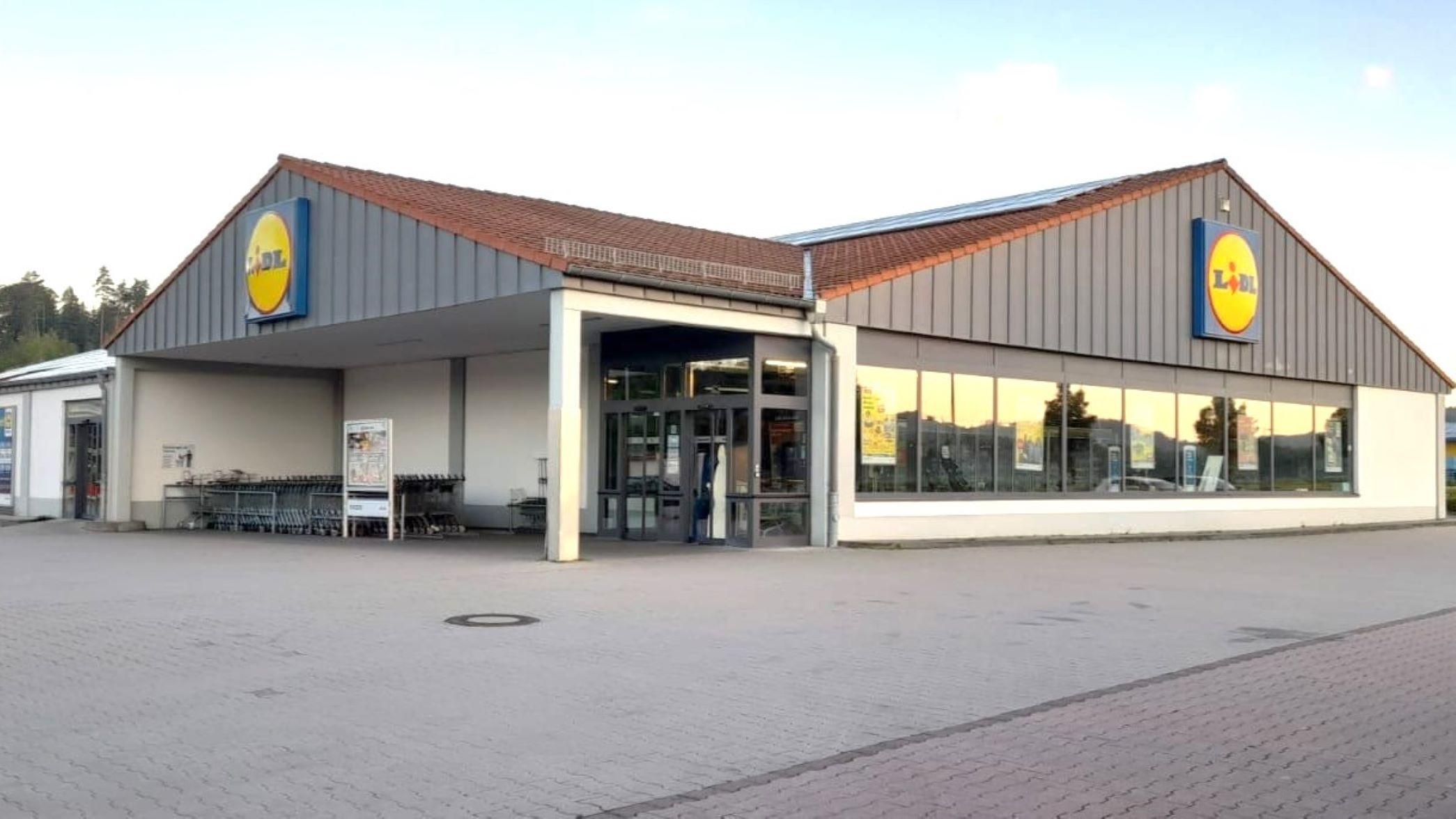 Lidl, Industriestraße in Stockheim