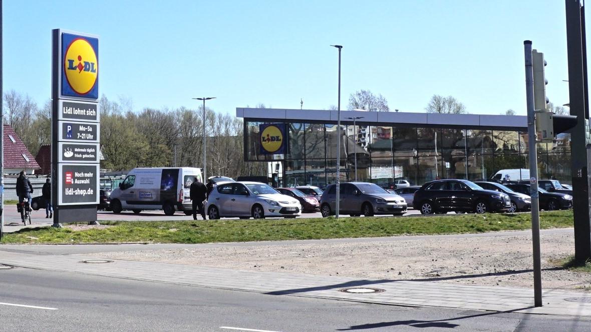 Lidl, Hinrichsdorfer Straße in Rostock