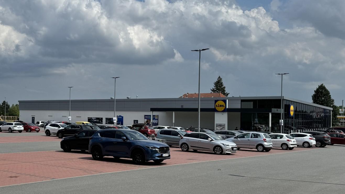 Lidl, Äußere Crimmitschauer Straße in Meerane