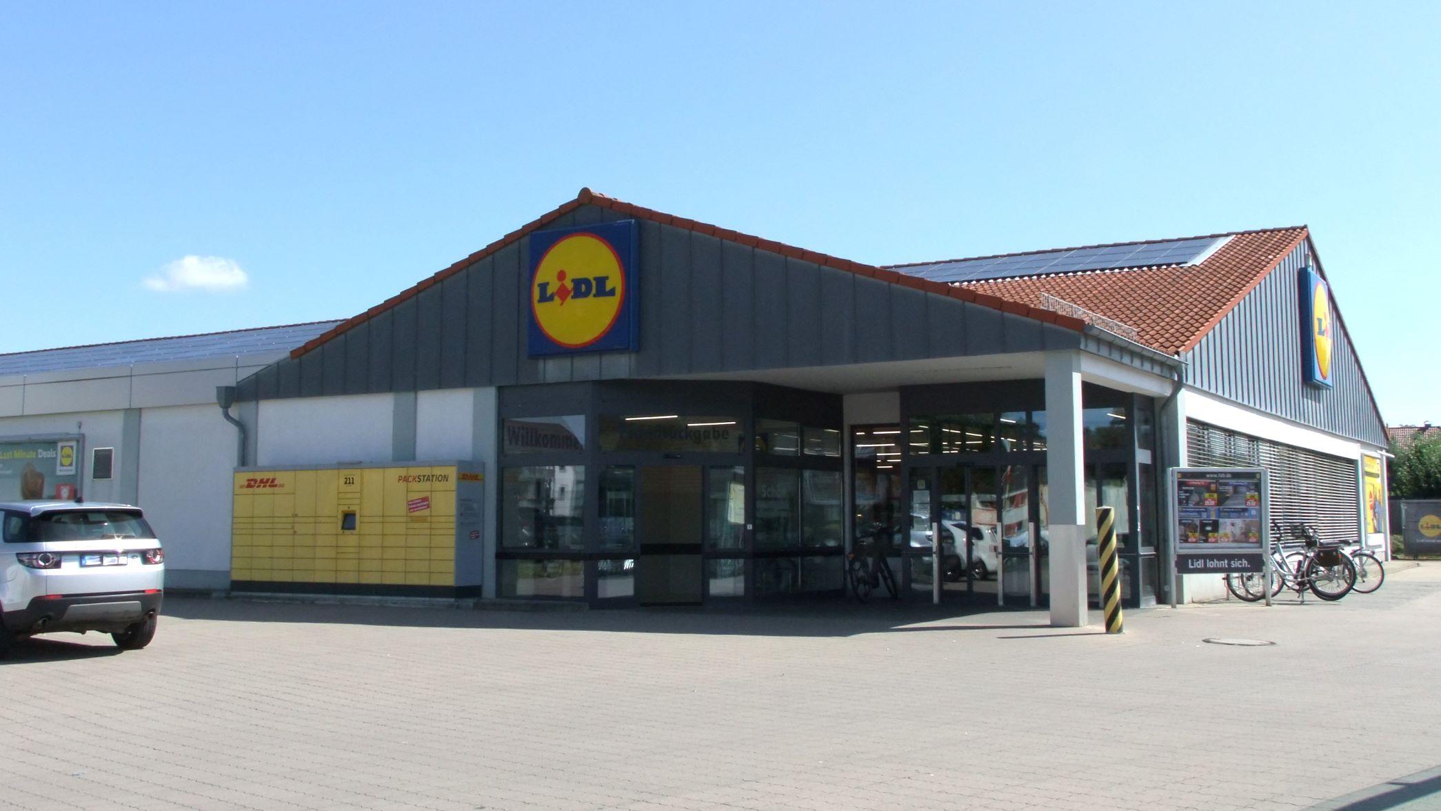 Lidl, Am neuen Tor in Wolfsburg