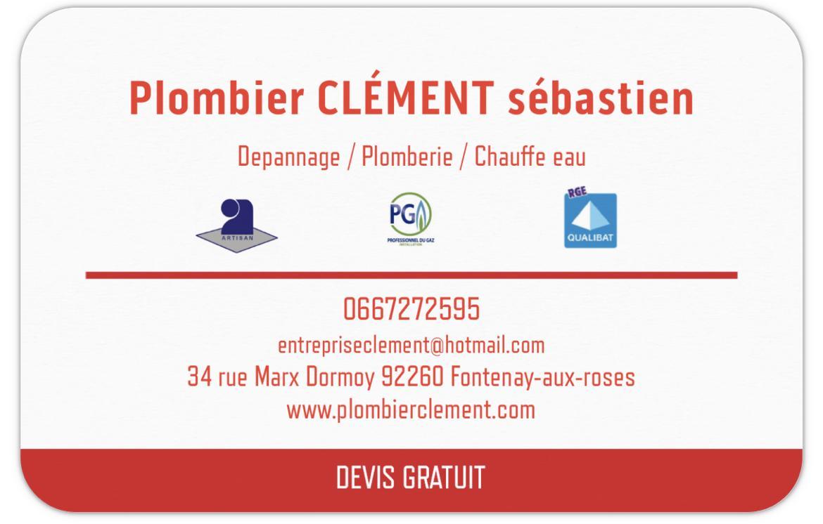 Entreprise Clement plombier