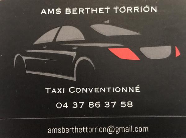 AMS Taxis Berthet Torrion Ambérieu Médical Service taxi
