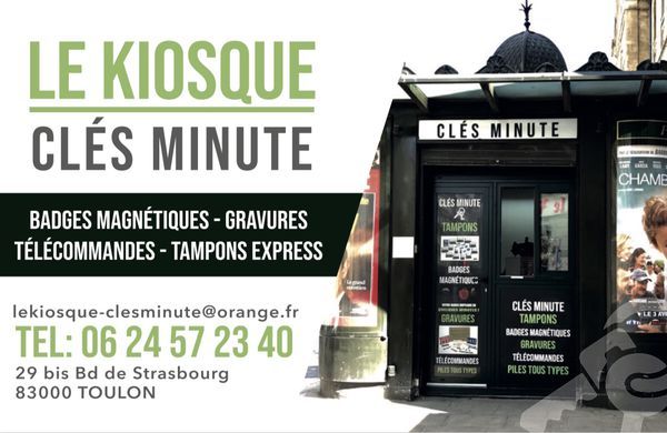 Le Kiosque Clés Minute reproduction de clés, serrurier