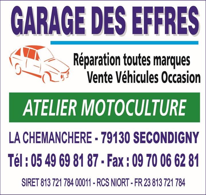 Garage des Effres SARL location de matériel industriel