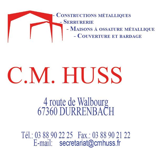 C.M. Huss Sas machine à bois, PVC, alu et outillage (fabrication, négoce)