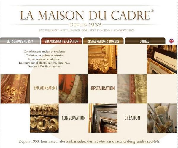 La Maison du Cadre restauration d'antiquités et d'objets d'art