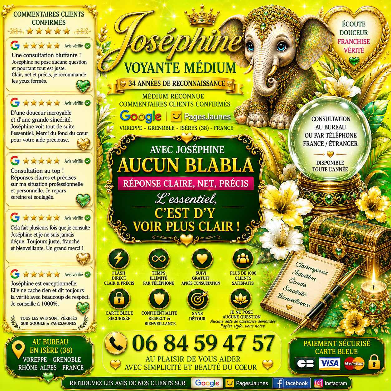 Voyance médium Joséphine Autres services