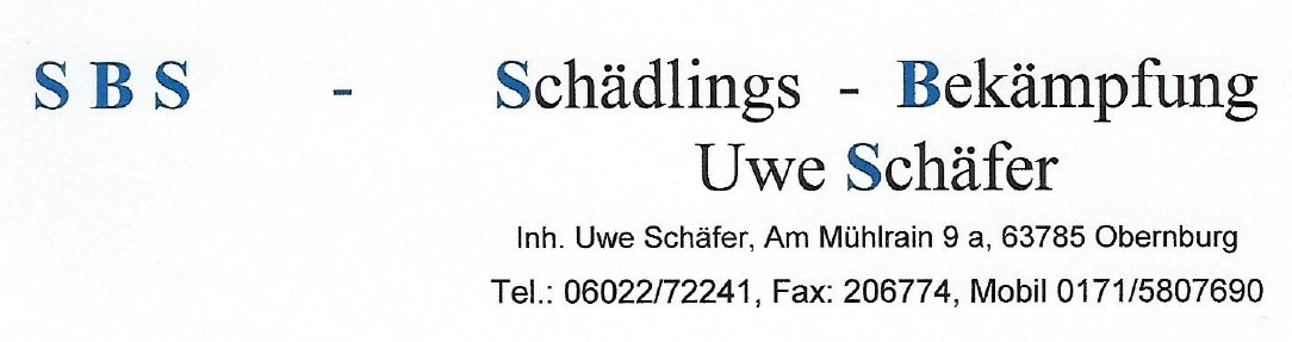 Bild zu SBS - Schädlings-Bekämpfung Uwe Schäfer, Inh. Uwe Schäfer in Obernburg am Main Bild zu SBS - Schädlings-Bekämpfung Uwe Schäfer, Inh. Uwe Schäfer in Obernburg am Main