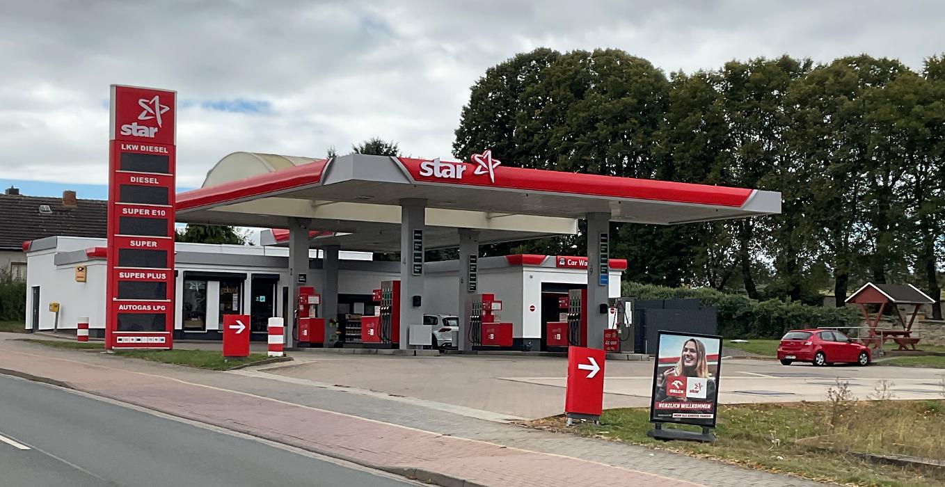 star Tankstelle, Eislebener Chaussee in Arnstein
