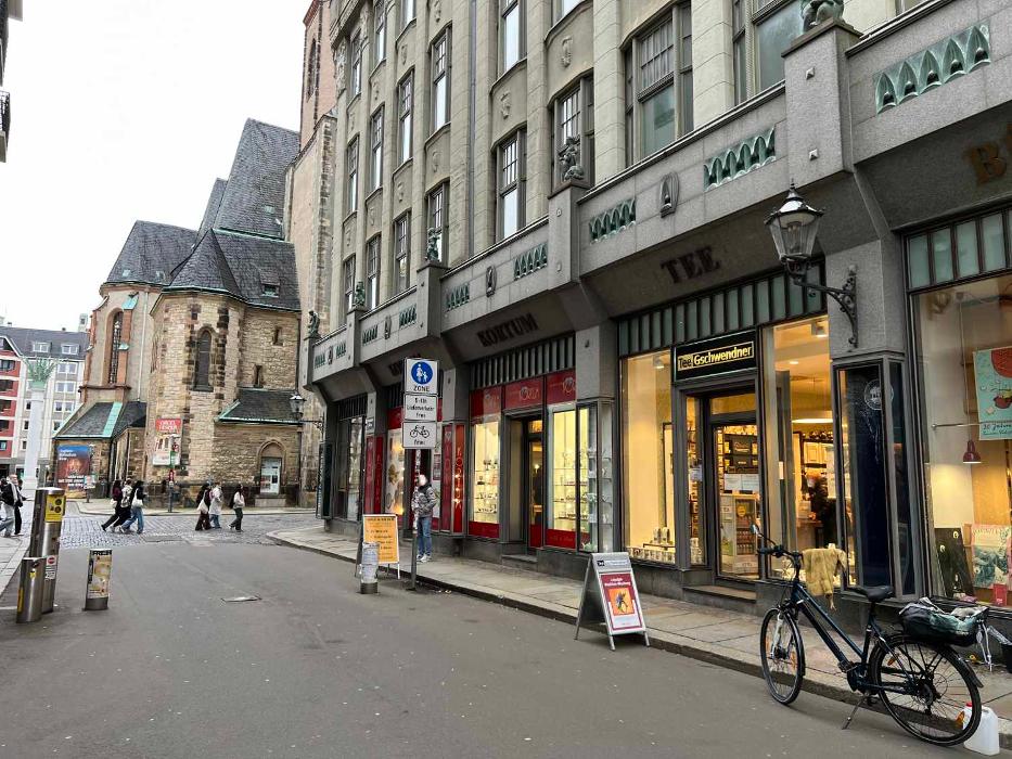 TeeGschwendner, Schuhmachergäßchen in Leipzig