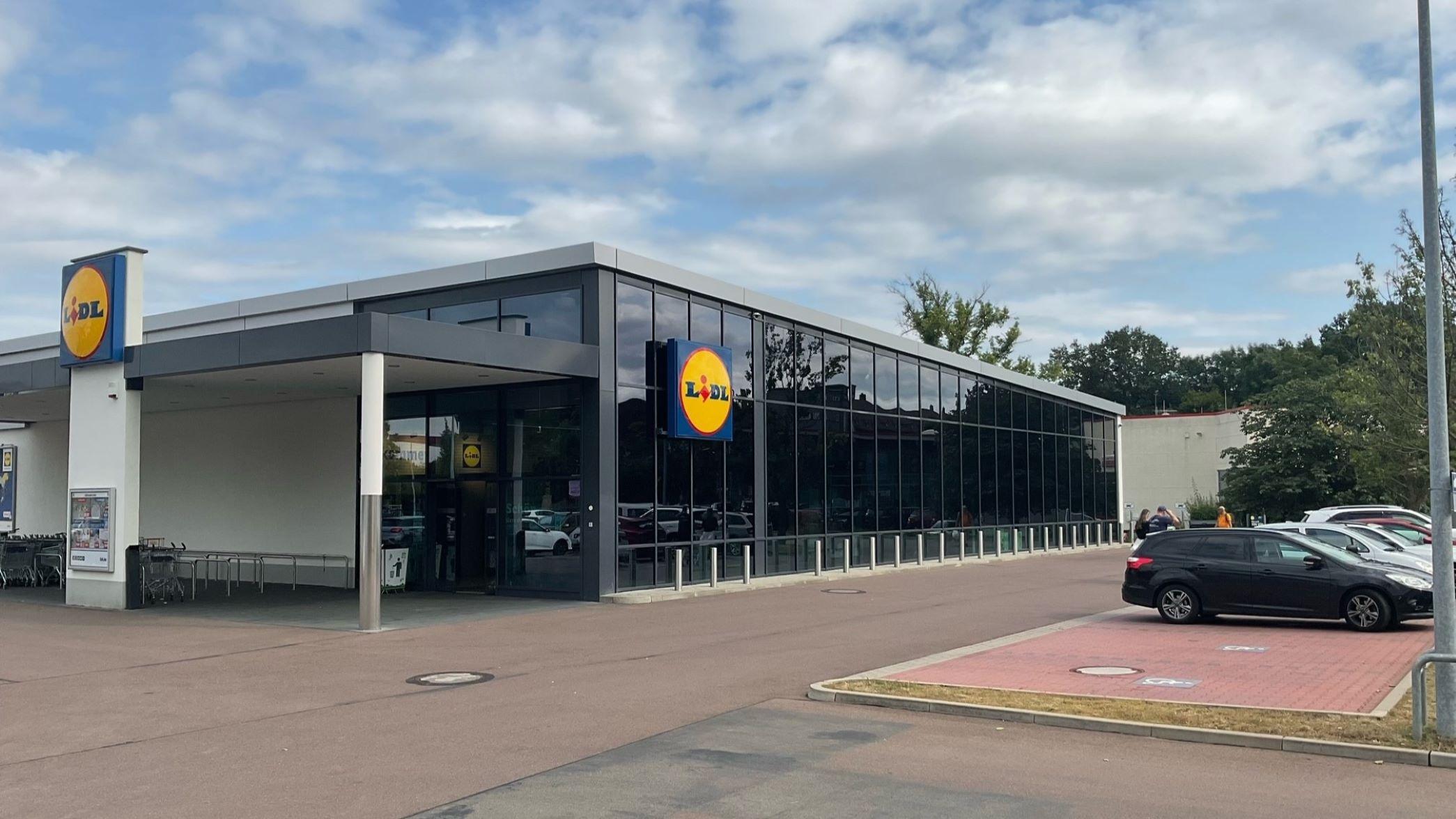 Lidl, Merseburger Straße in Halle (Saale)