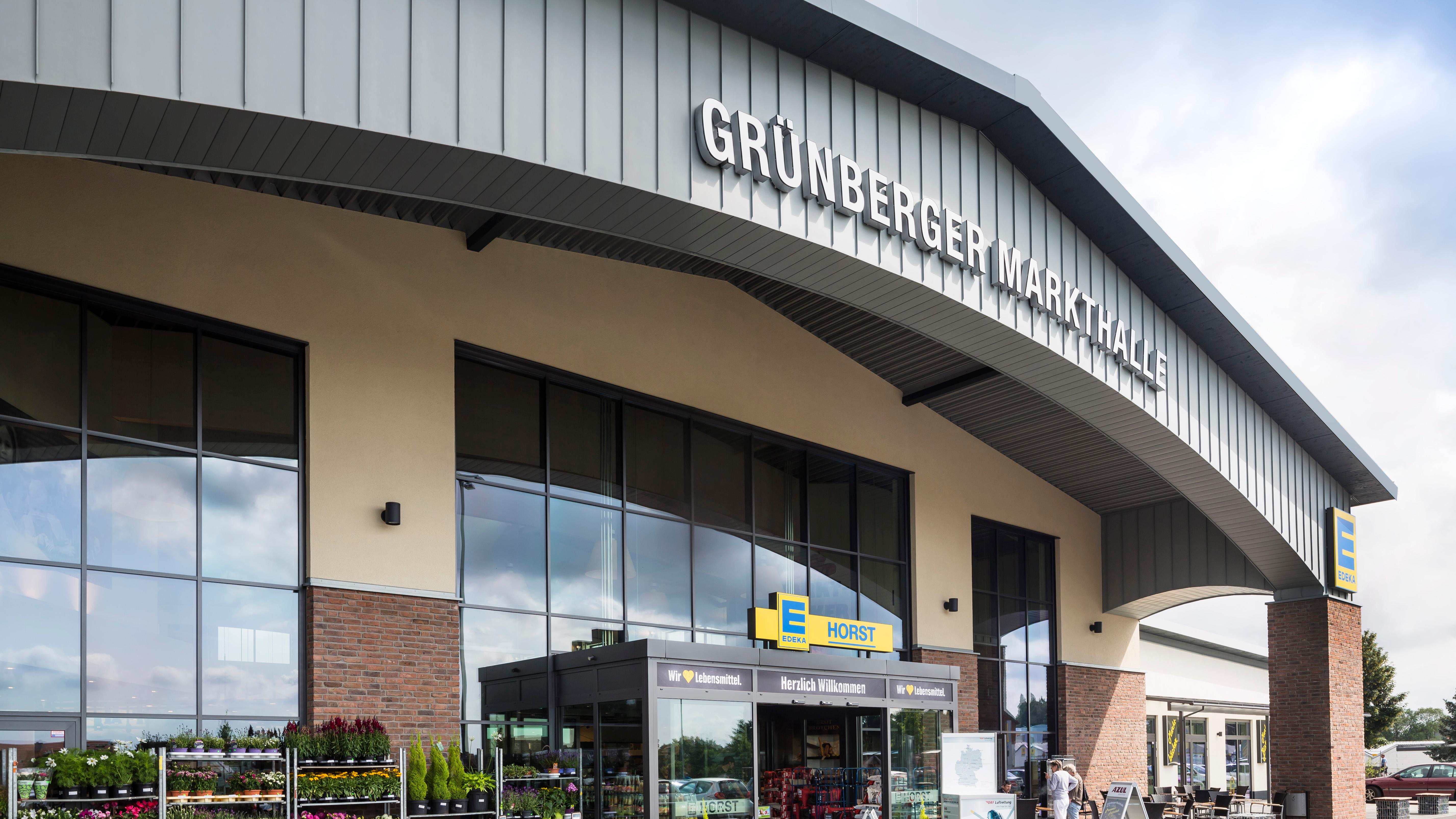 Grünberger Markthalle - EDEKA Horst, Gießener Straße in Grünberg