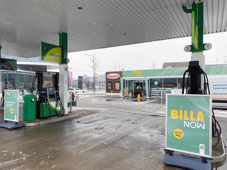 bp, Lustenauer Straße in Dornbirn