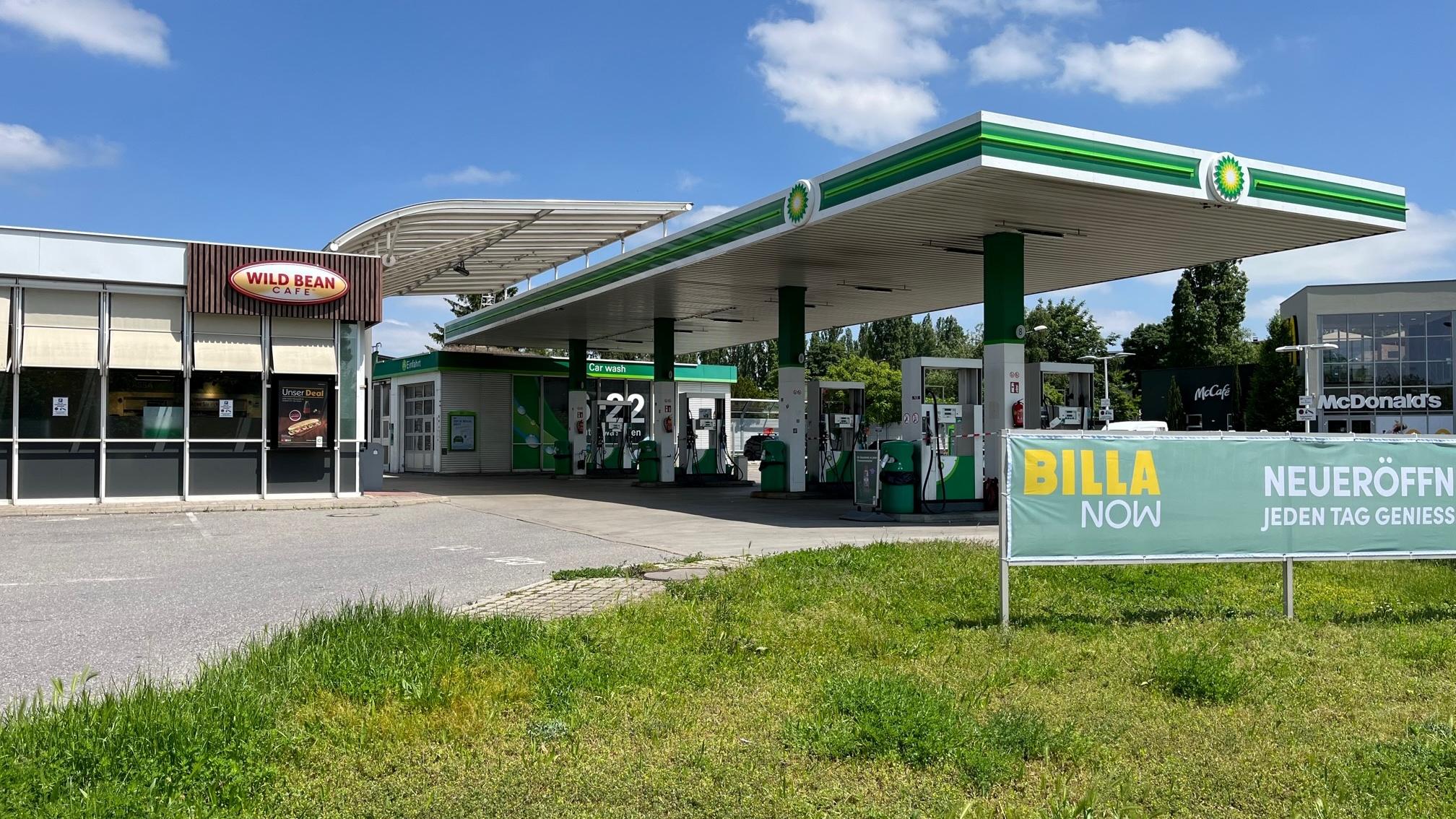 bp, Ludwig-von-Höhnel-Gasse in Wien