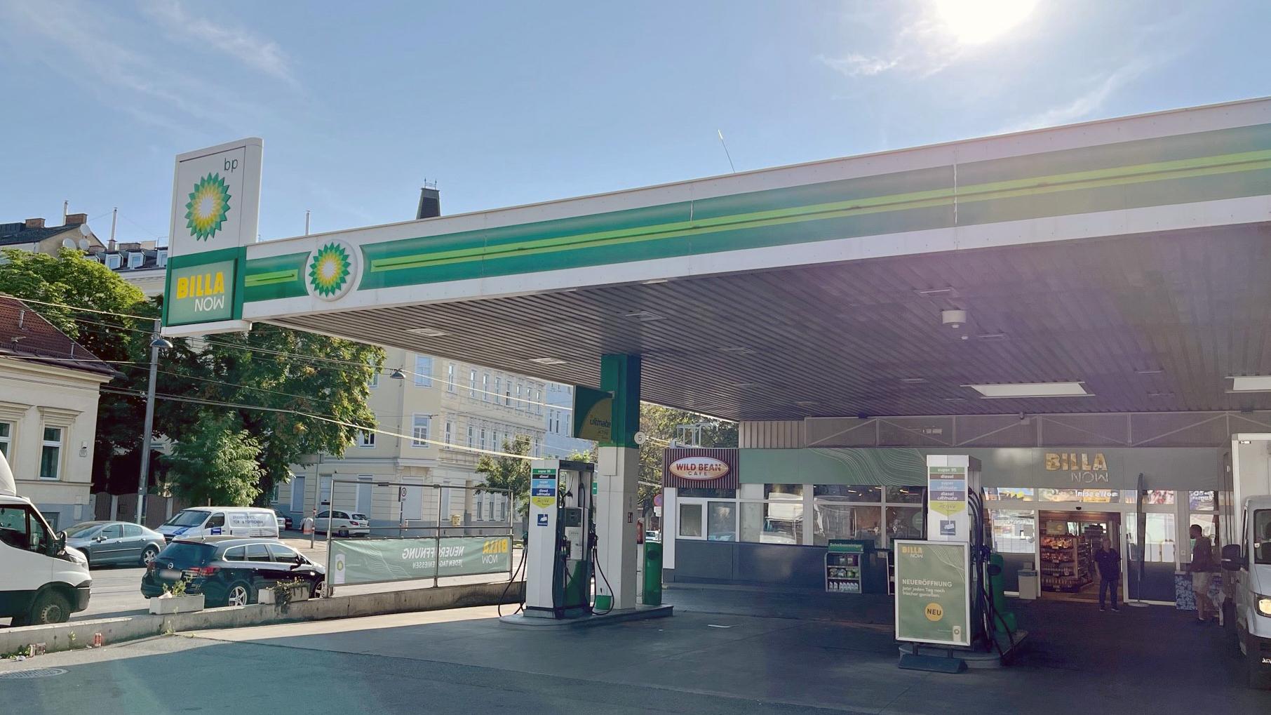 bp, Linzer Straße in Wien