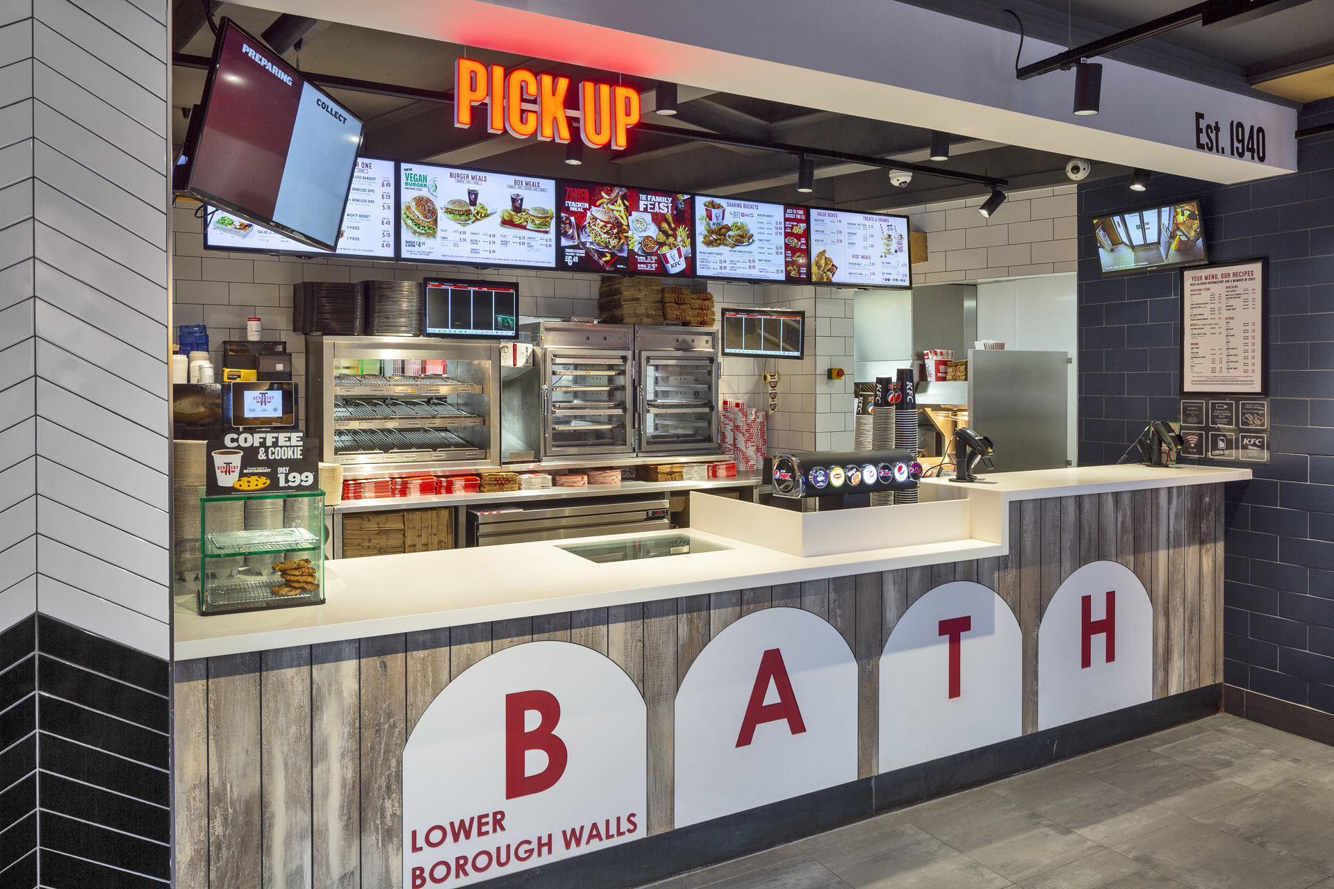 KFC Bath - Lower Borough Walls Bath 01225 462707