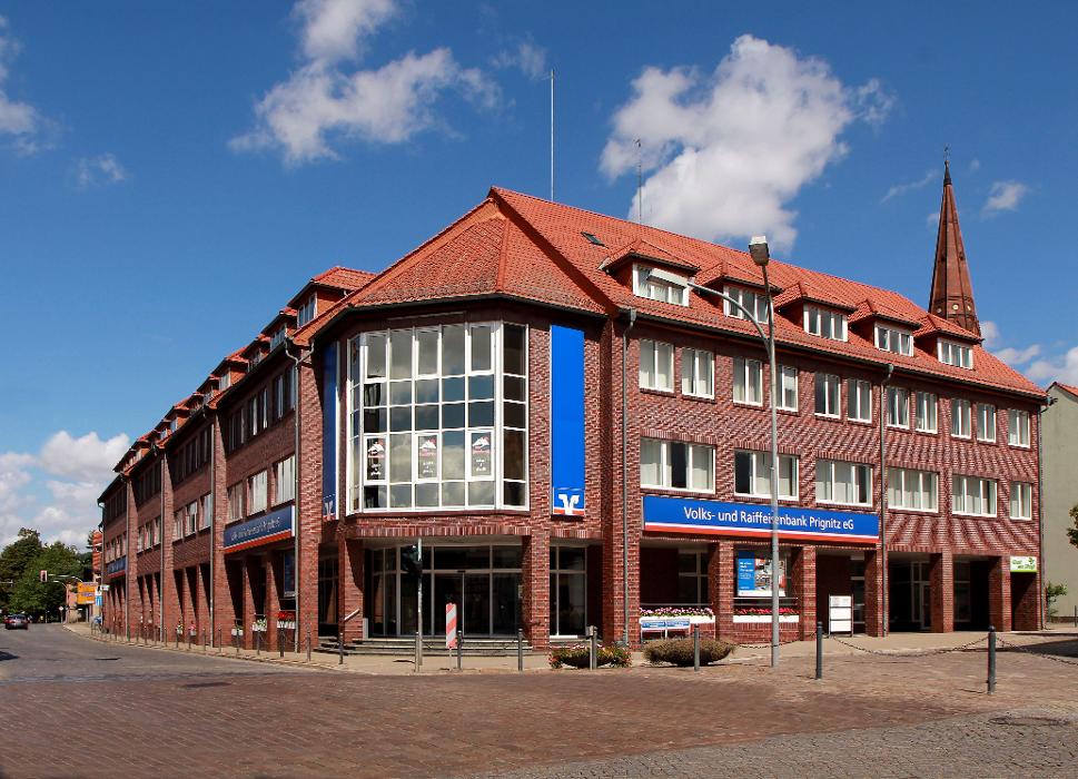 Volks- und Raiffeisenbank Prignitz eG, Marktstraße in Pritzwalk
