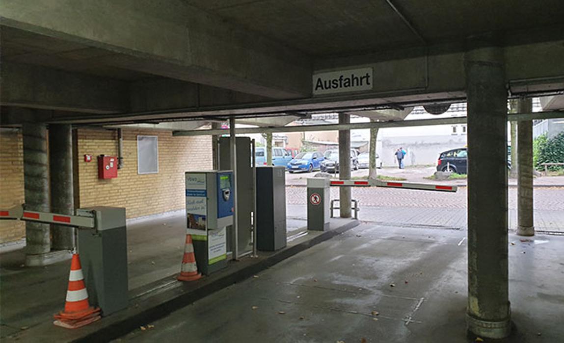 CONTIPARK Parkhaus Große Straße (Speicherlinie), Speicherlinie in Flensburg